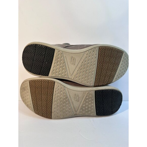 Skechers Mens Sz 9 Relaxed Fit Elent  Sage Casual Canvas Heel Pillow Shoes SN 69 - Picture 11 of 11